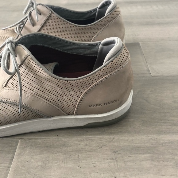 MARK Nason Leather knitted Lace-up  shoes size 11 - Picture 5 of 10